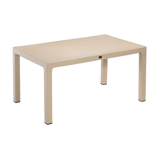 Lale Rattan Masa Camsız 90x150 cm
