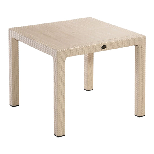 Lale Rattan Masa Camsız 90x90 cm