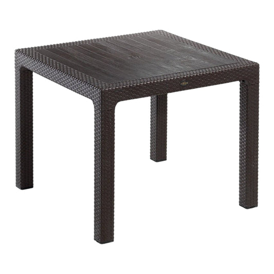 Lale Rattan Masa Camsız 90x90 cm